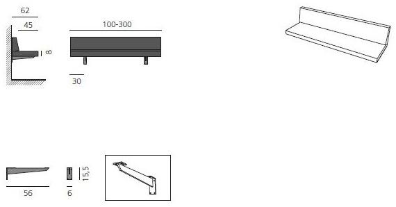 more Подвесная скамейка из кожи со спинкой sun-id-1486893 - Вид №2