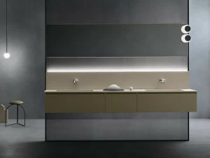 Cerasa Тумба под умывальник подвесная двойная Eden