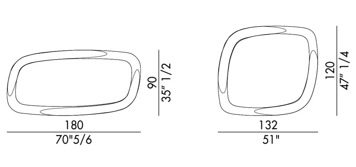 Настенное Хрустальное зеркало с рамкой EFORMA Astrum ARCH-00070520 - Вид №3
