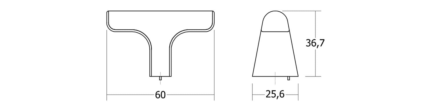 Дубовая ручка Viefe Hinoki ARCH-00020503