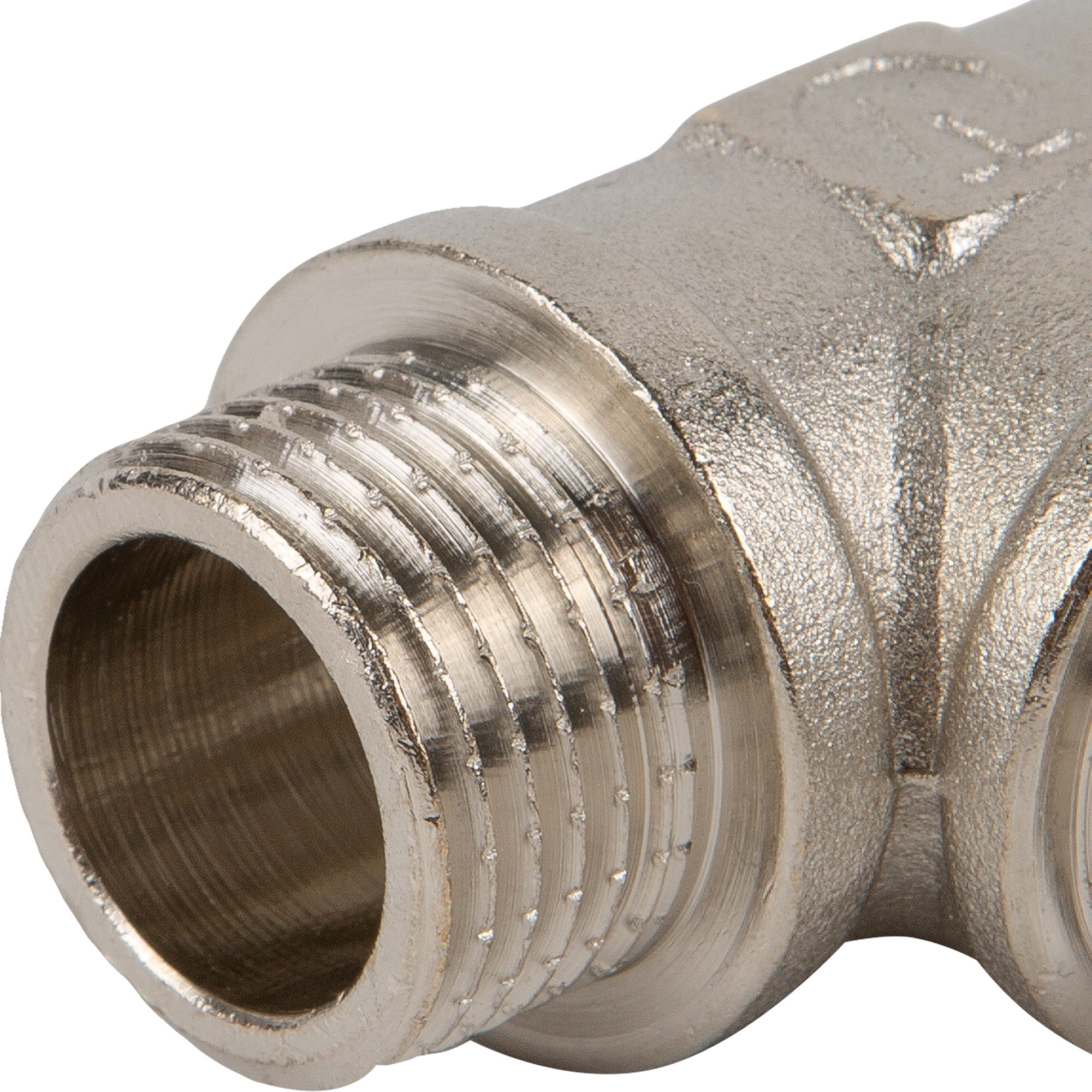 Тройник Valtec 1/2" никелированный для систем водоснабжения и отопления 11978151 STLM-0001656 - Вид №1
