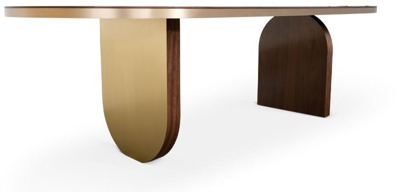 Essential Home Овальный обеденный стол из дерева Happy few sun-id-1400529 - Вид №1