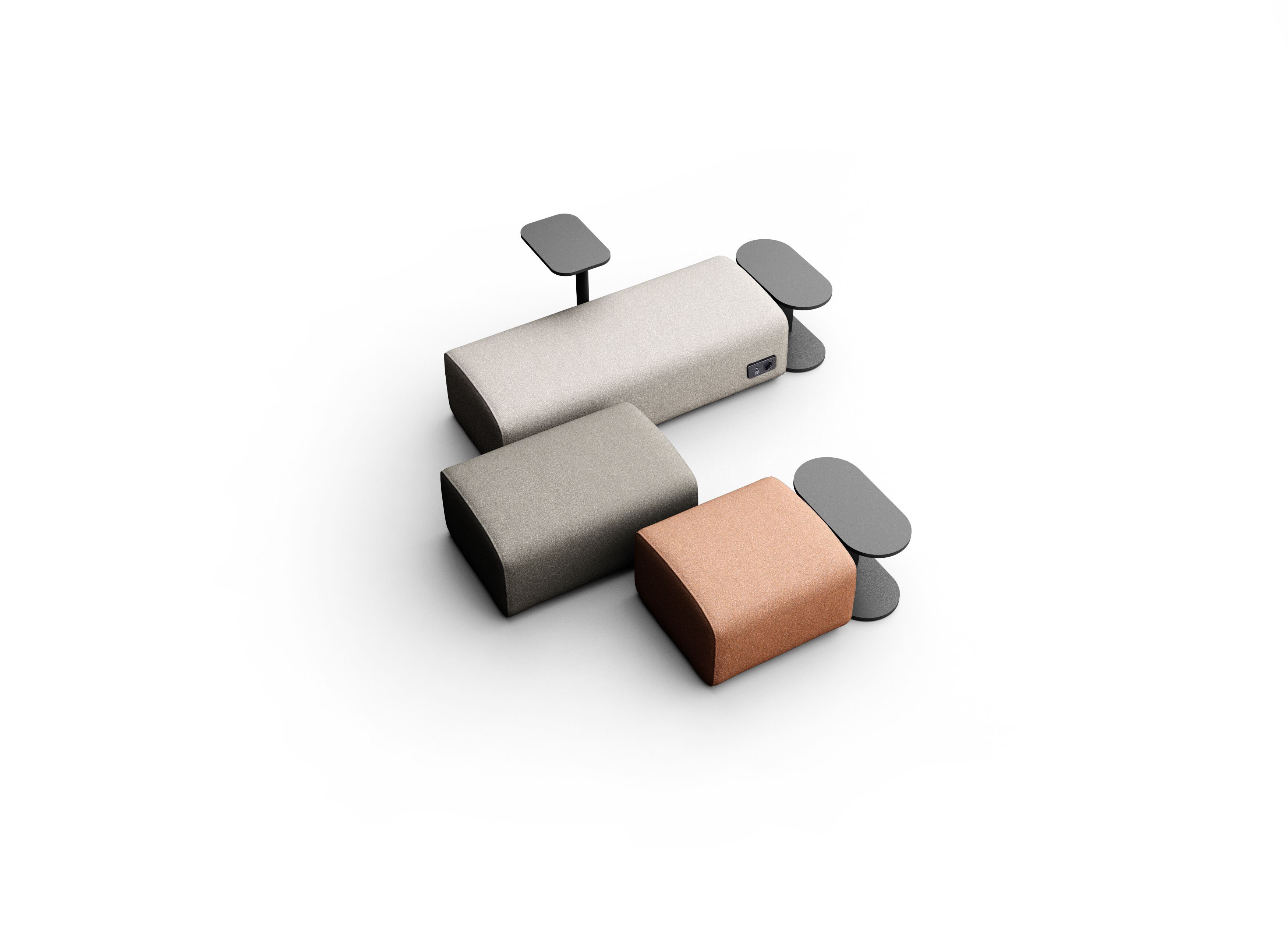 Ткань оттоманка для контракта Leyform Noà ARCH-00051181 - Вид №1