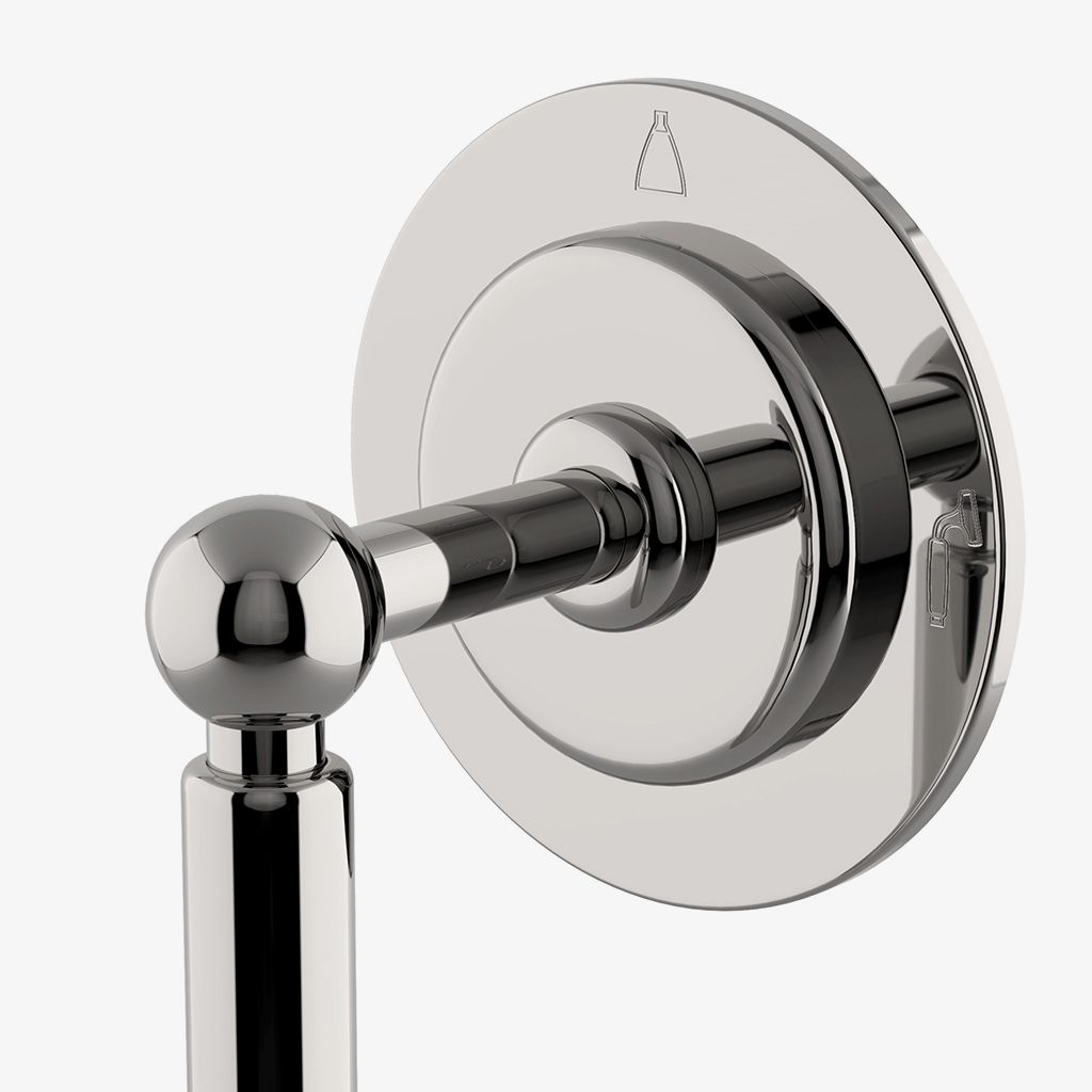 LD2P10 Облицовка двухходового переключающего клапана Ludlow для балансировки давления с графикой и рычажной ручкой Waterworks 