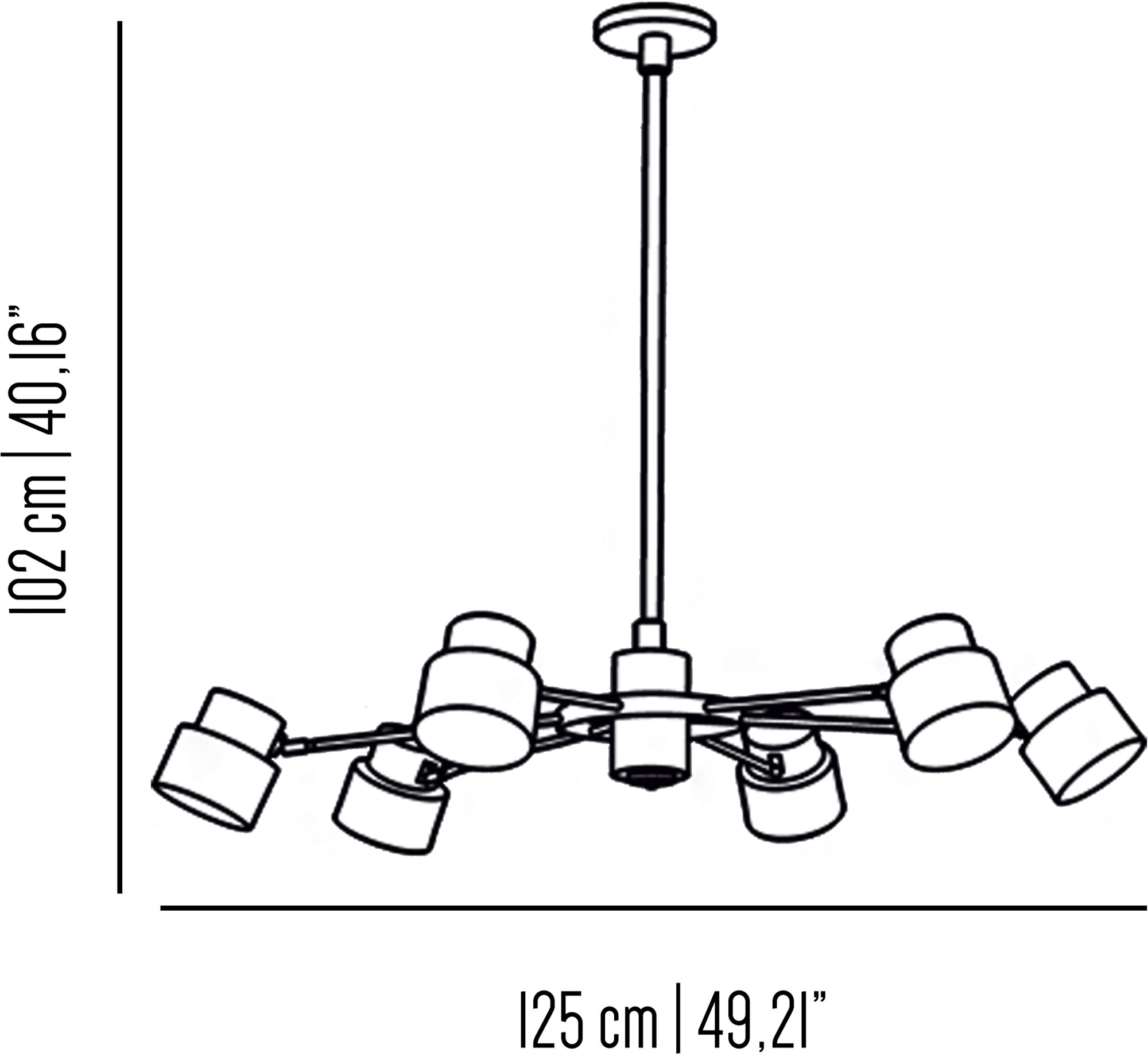Il Bronzetto Люстра из латуни Satellite Sat06_s / sat06_m - Вид №8