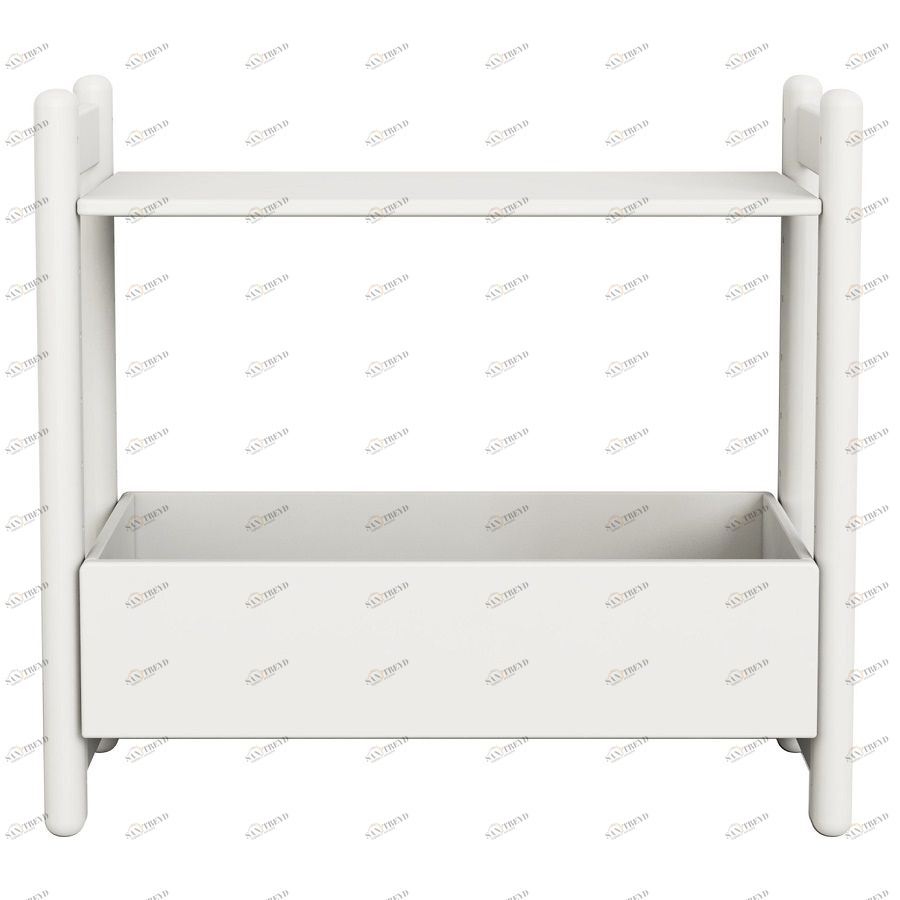 Гарнитур Mini D, 1 полка и 1 ящик-органайзер, белый Flexa 812620440