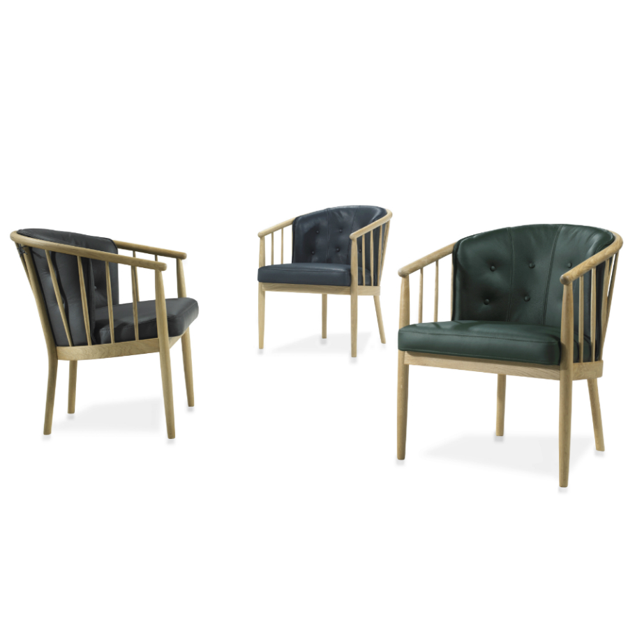 Кресло с восемью кнопками Anna, дуб, черное Kragelund 40600202800 - Вид №6