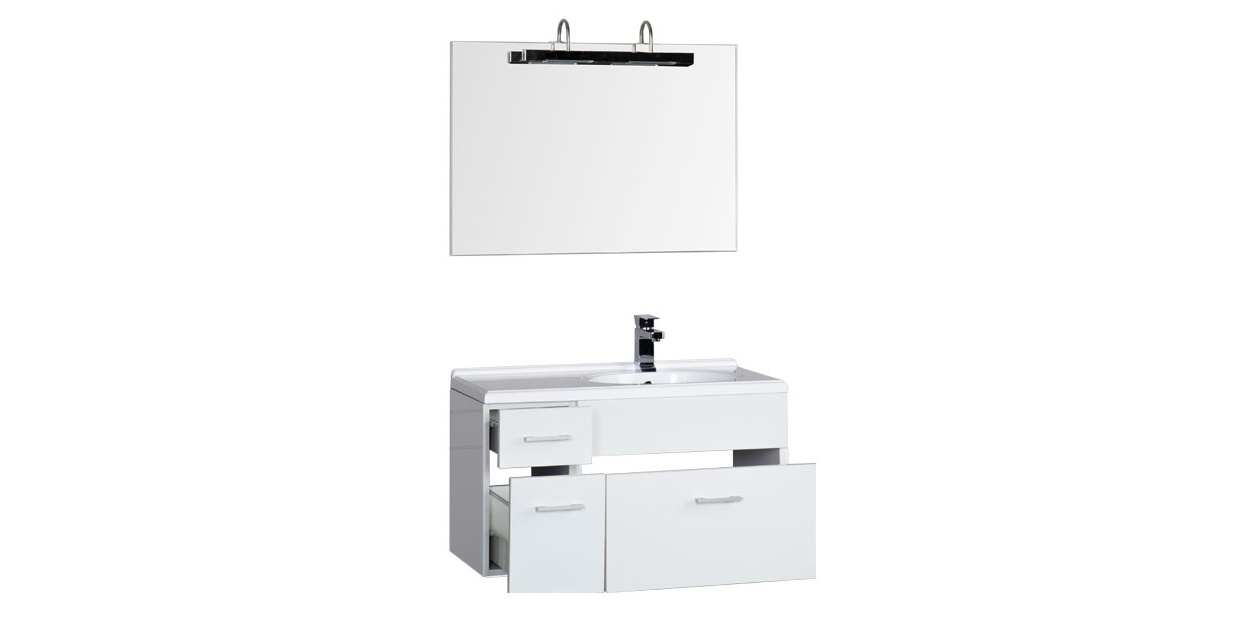 Комплект мебели Aquanet Данте 85 R белый 00164816 - Вид №2