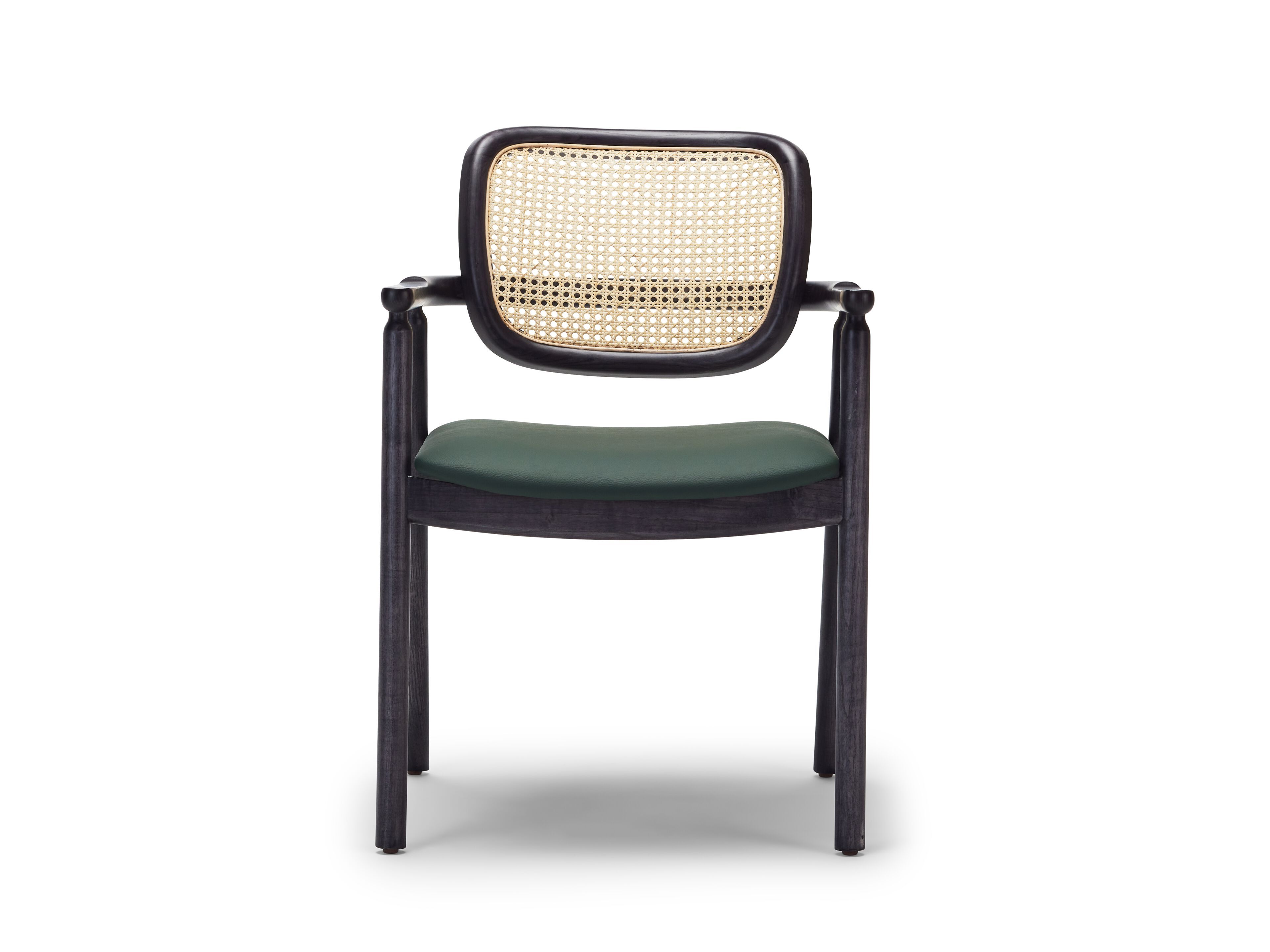 Стул из ясеня с подлокотниками и встроенной подушкой Papell Design гостиница ARCH-00136048 - Вид №1