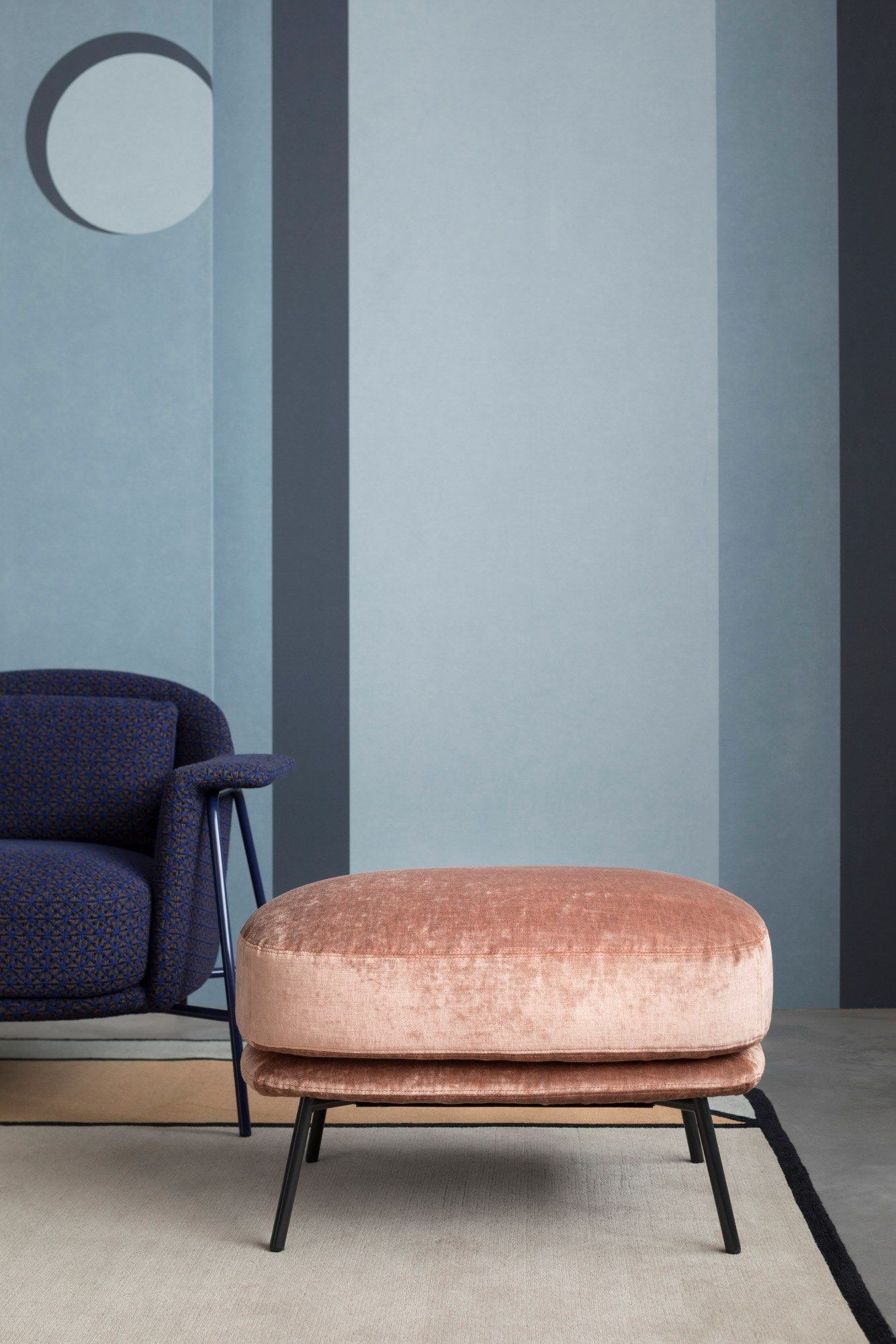 Тканевая мягкая подставка для ног Saba Italia ARCH-00122396 - Вид №1