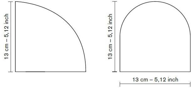 valerie_objects Подставки для книг из глины Segments V9018214b/v9018214w  - Вид №4