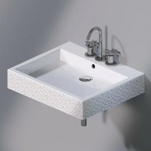 L255400G Подвесная раковина настенная прямоугольная A. e T. Italia  белая