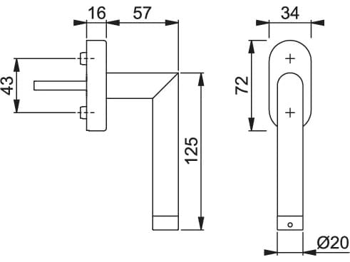 Оконная ручка со встроенной системой умного дома HOPPE eManiglia ARCH-00072363 - Вид №2