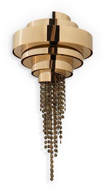 LUXXU Настенный светильник из латуни с кристаллами swarovski® Guggenheim sun-id-1363005 - Вид №1