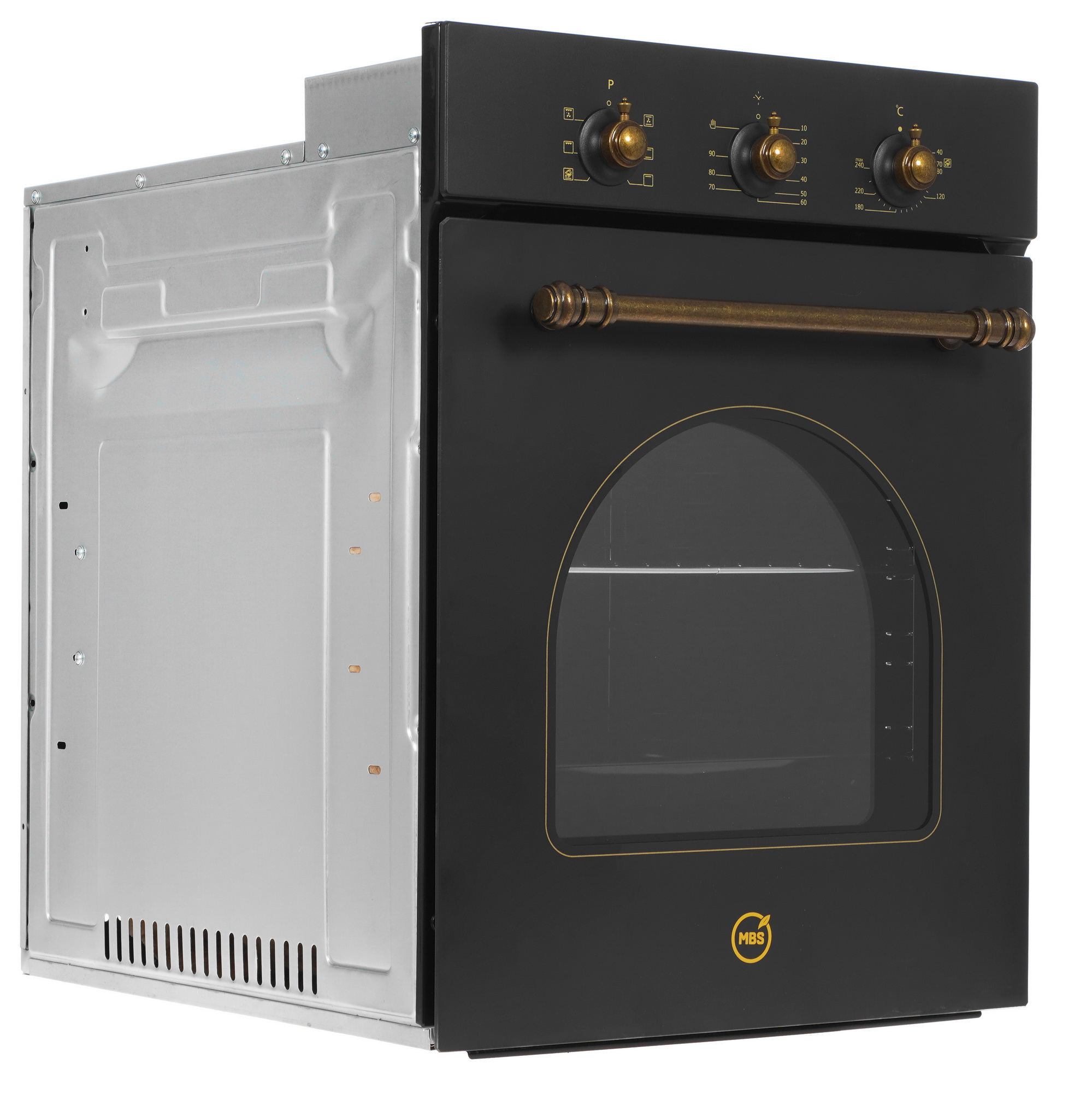 1197018 Электрический духовой шкаф MBS DE-453BL черный STDN-0035572 - Вид №1