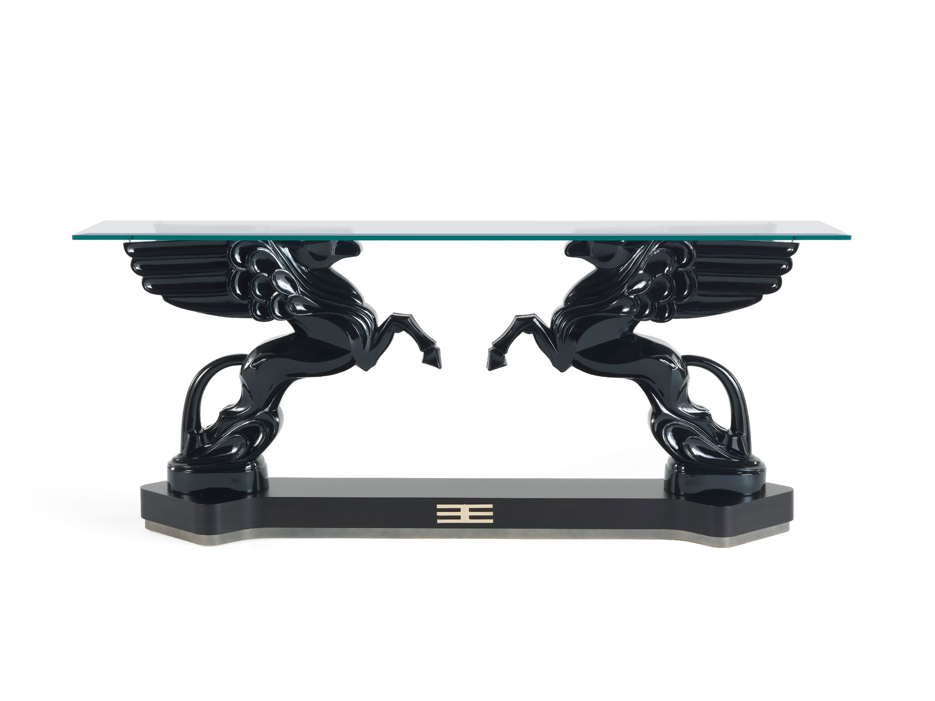 Консоль из дерева и стекла ETRO Home Interiors Mythos ARCH-00118051