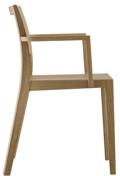horgenglarus Штабелируемый стул из массива дерева с подлокотниками Lyra 6-550a - Вид №10