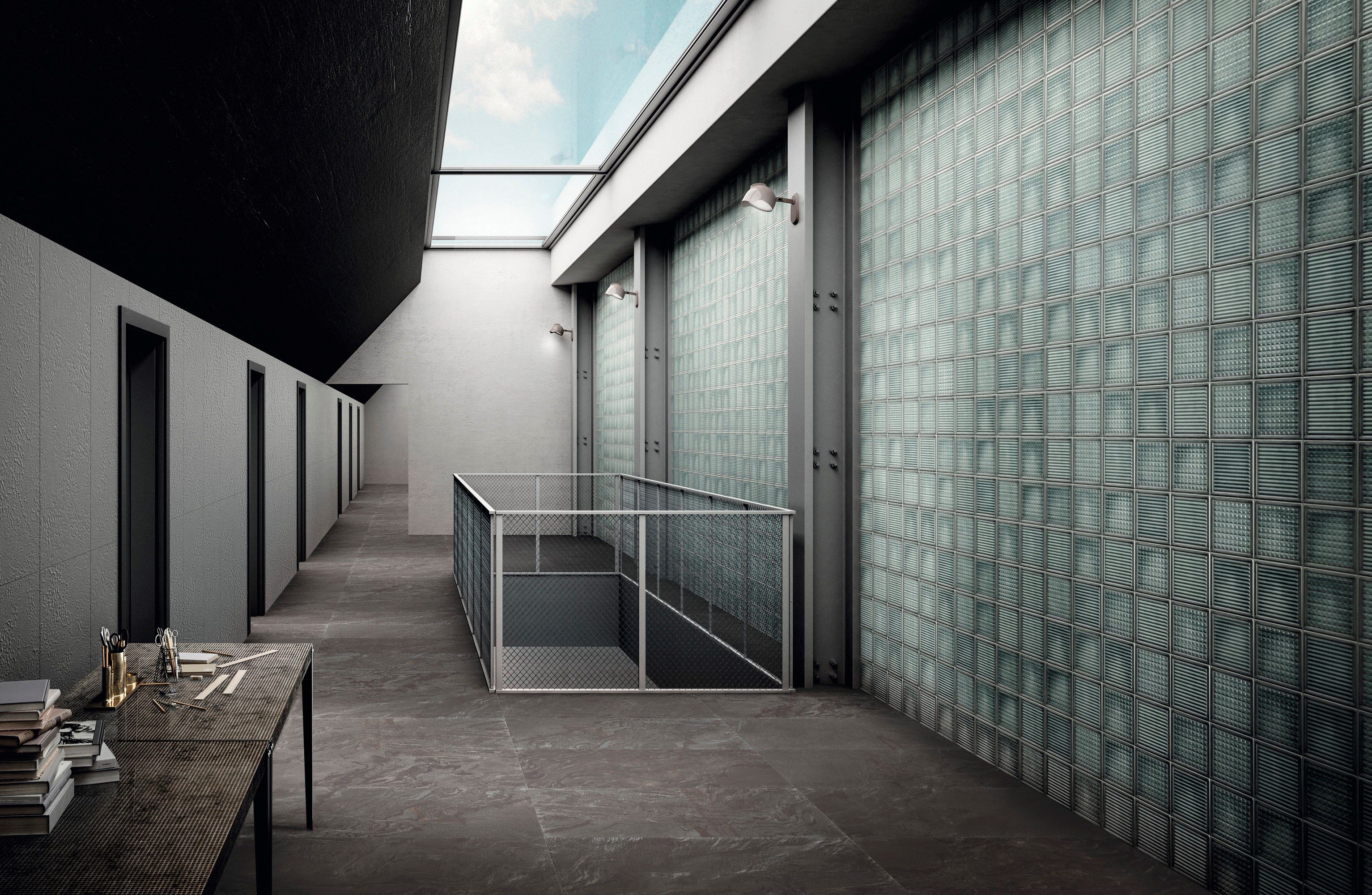 Облицовка керамогранита для интерьера с эффектом цемента IRIS Ceramica Diesel Living ARCH-00099346 - Вид №3