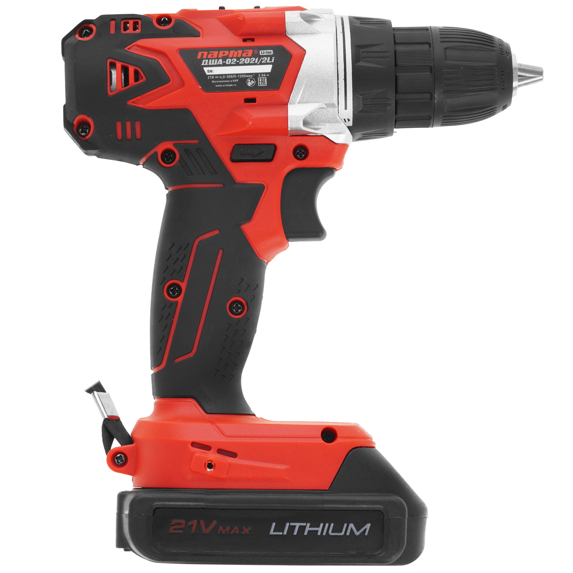 Дрель-шуруповерт Парма ДША-02-2021/2Li 9211309 STDN-0083899 - Вид №2
