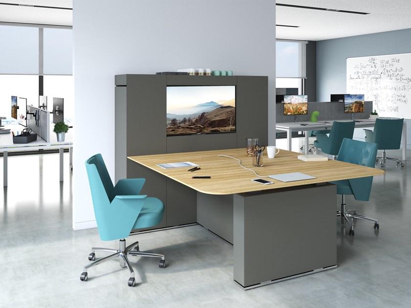 ESTEL GROUP Мультимедийный стол для переговоров Isole h150 sun-id-1392612 - Вид №2