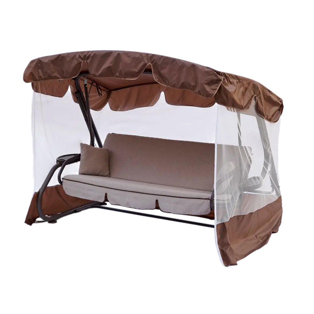 NATERIAL Aniva — трёхместные садовые качели с регулируемой спинкой и тентом 89344078 STLM-1420258 - Вид №6