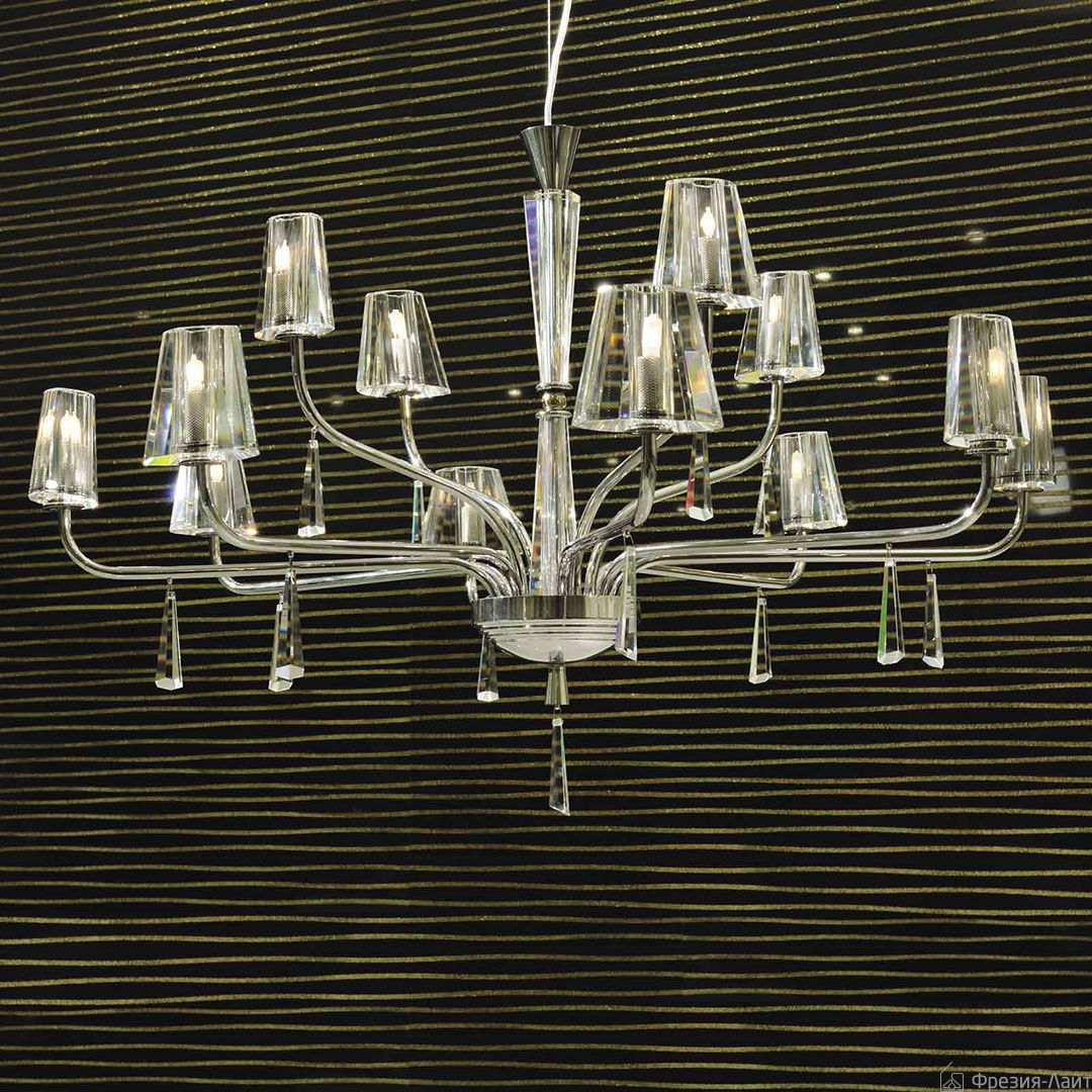 Isaac Light 704/6+3 crystal 2 TAYLOR люстра подвесная 79438