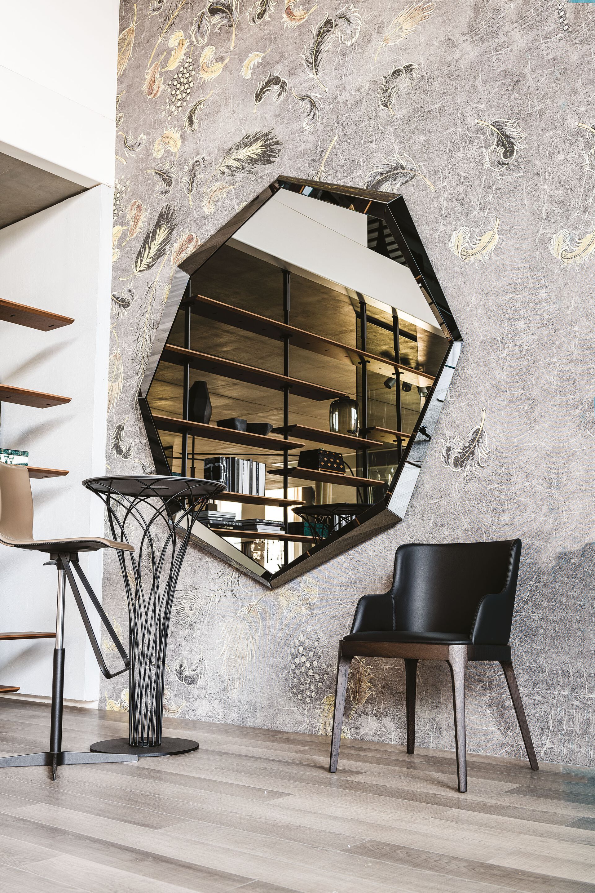 Восьмиугольное настенное зеркало Cattelan italia EMERALD MAGNUM ARCH-00039168 - Вид №2