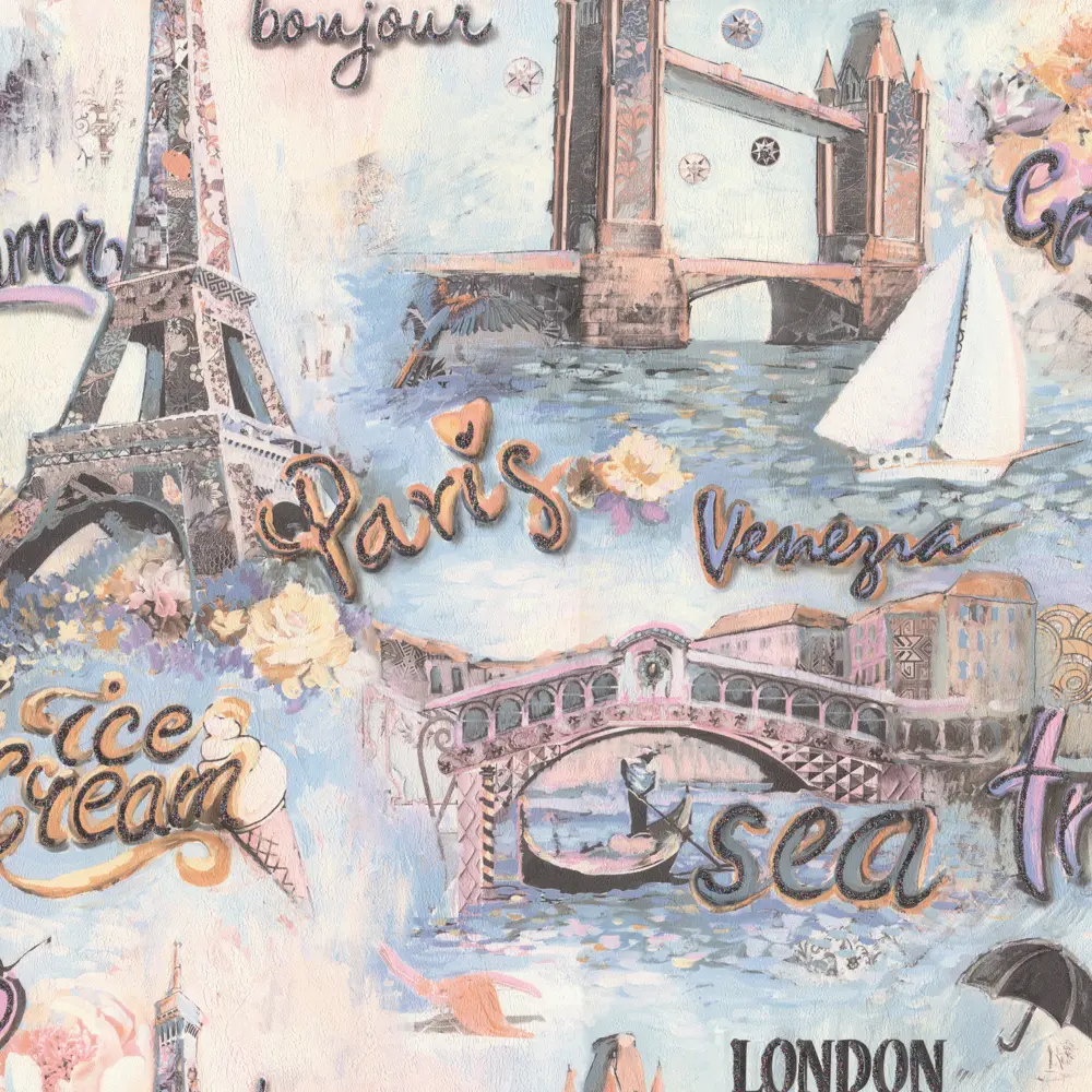 Обои флизелиновые Palitra family Odissei бежевые 1.06 м FM71806-25 Odisseis STLM-2006837 - Вид №1