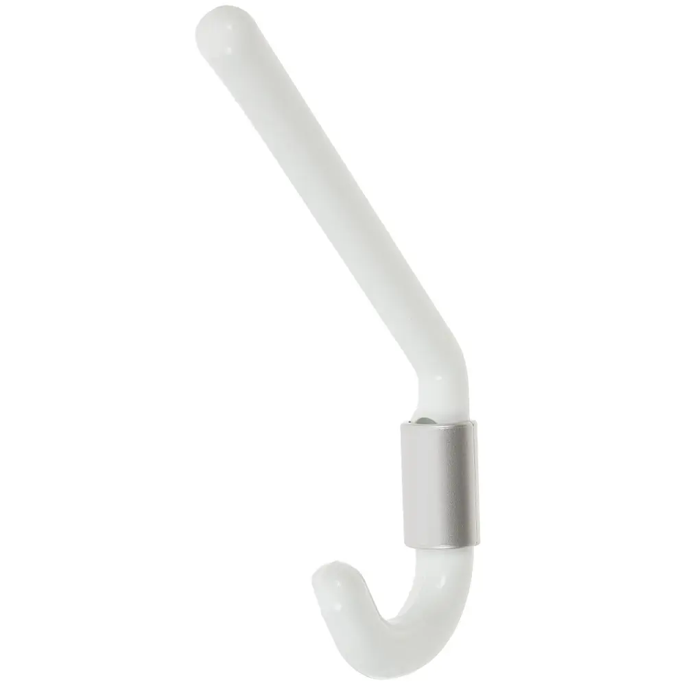 Крючок пластик цвет белый ЛЕВША STLM-2149810