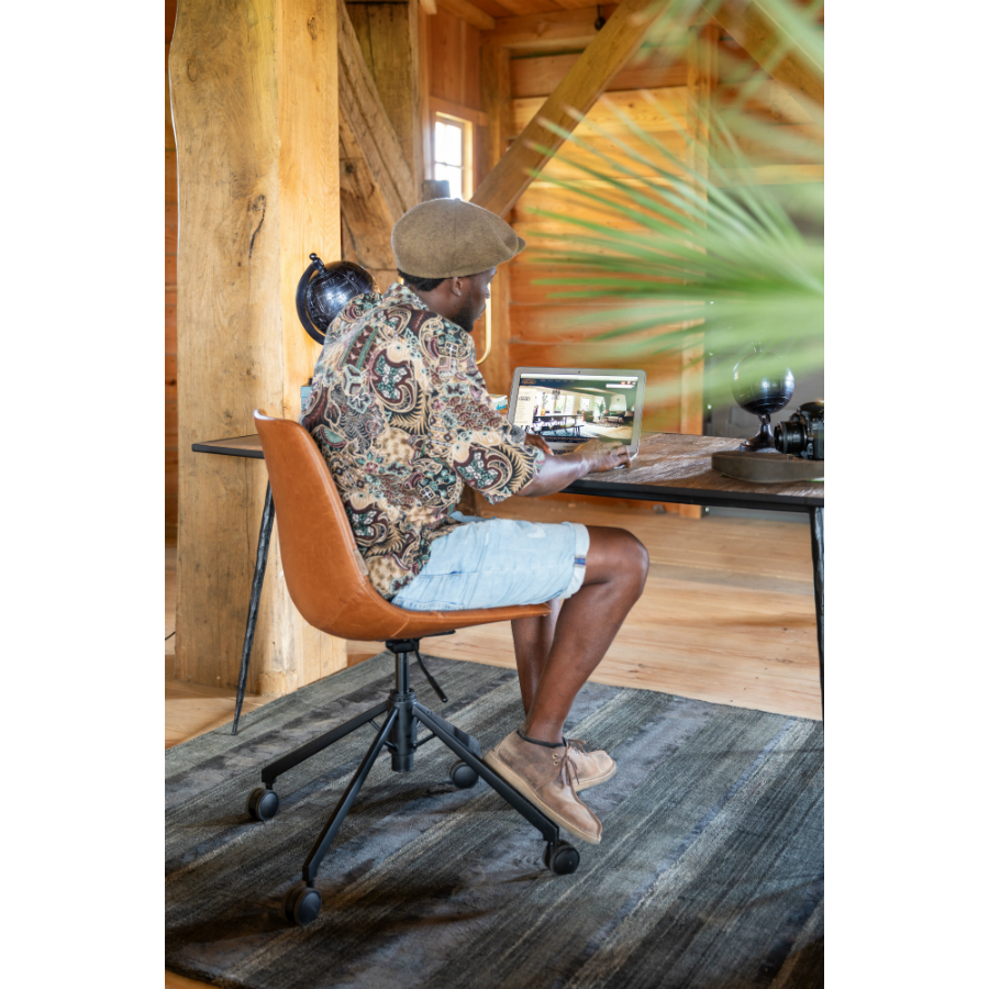 Кресло офисное Franky, черное Dutchbone 1300007 - Вид №1