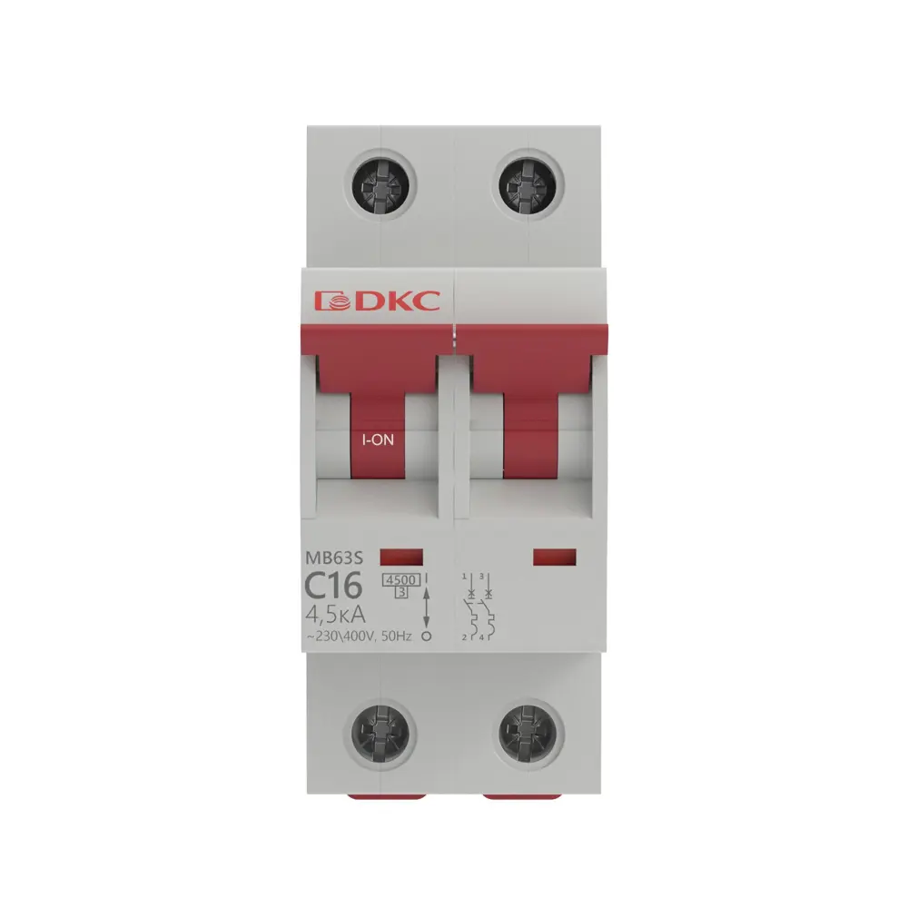 Автоматический выключатель DKC Yon 2P C16 А 4.5 кА STLM-2147186 - Вид №1