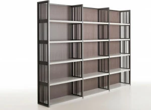 i 4 Mariani Открытый отдельно стоящий алюминиевый книжный шкаф