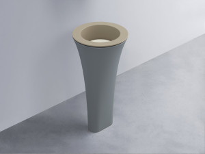 AMLA45-AV+AMPILT-TL+AMCOLT-BR Раковина Amedeo Tondo отдельностоящая cielo Enjoy + Amedeo