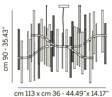 Euroluce Lampadari Подвесной светильник из металла и стекла Neva sun-id-1437664 - Вид №4