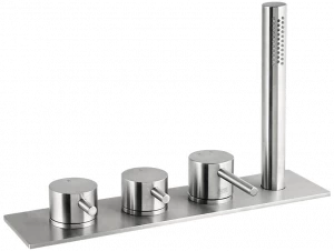Fir Italia Комплект для ванны с ручным душем с тарелкой Cleosteel 48 4831504