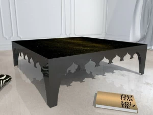 Unica by Tecnotelai Квадратный журнальный столик из закаленного стекла Le mille e una notte