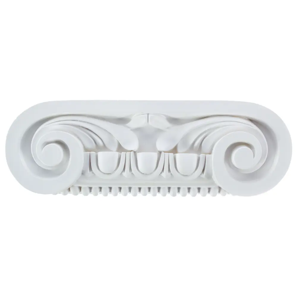 Капитель к пилястре полиуретан Decomaster DK-82211A белая 80 мм STLM-2153972
