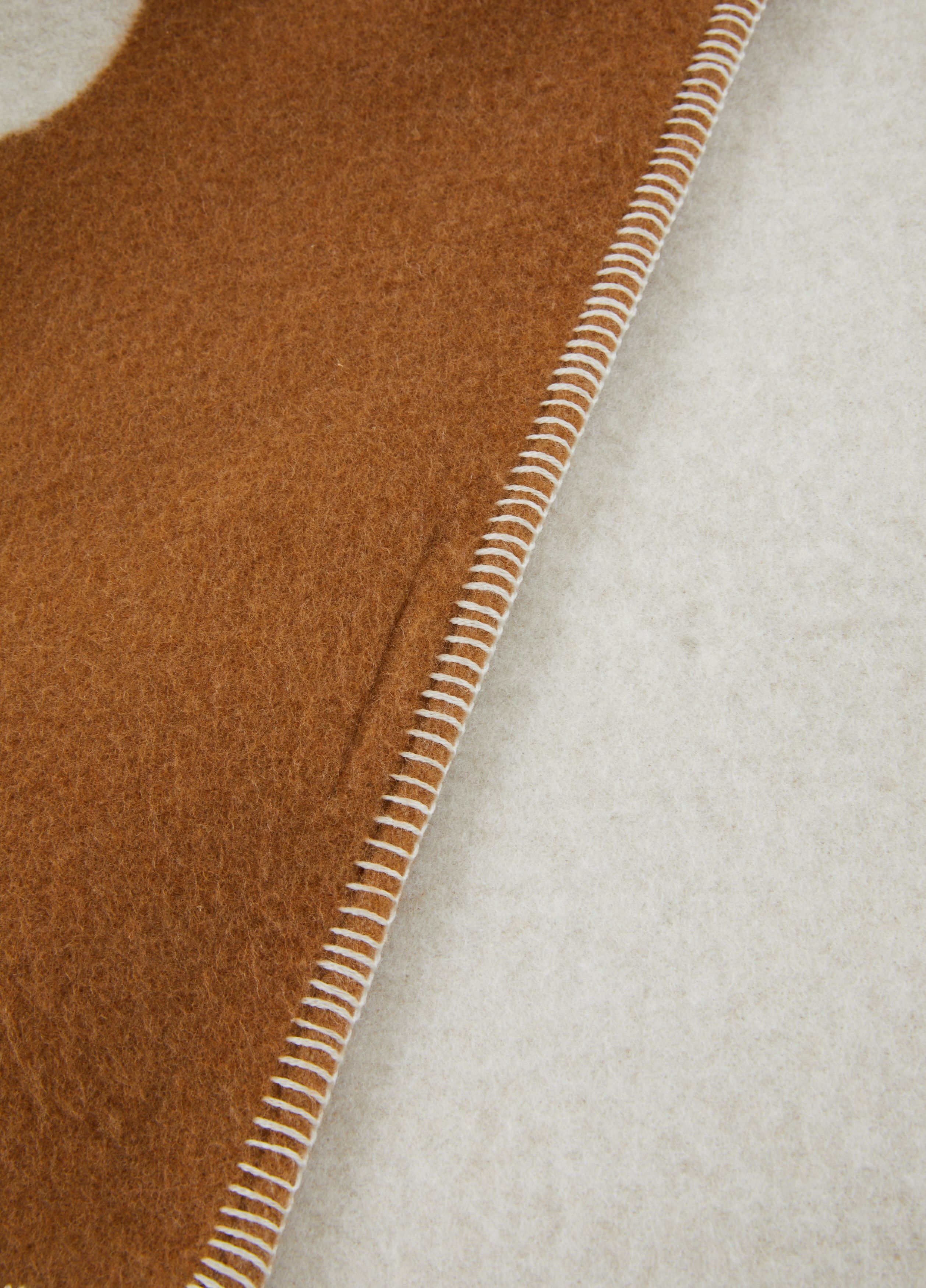 Plaid double face a pois e a righe in lana merino Lanerossi Memory is my Home ARCH-00100382 - Вид №10