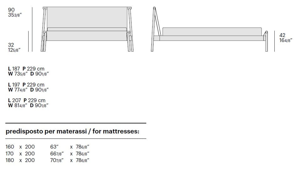 Двуспальная кровать Bolzan Джек ARCH-00000431 - Вид №4