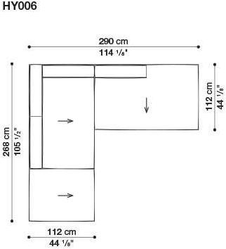 B&B Italia Outdoor Садовый диван из модульной ткани sun-id-1410409 - Вид №40
