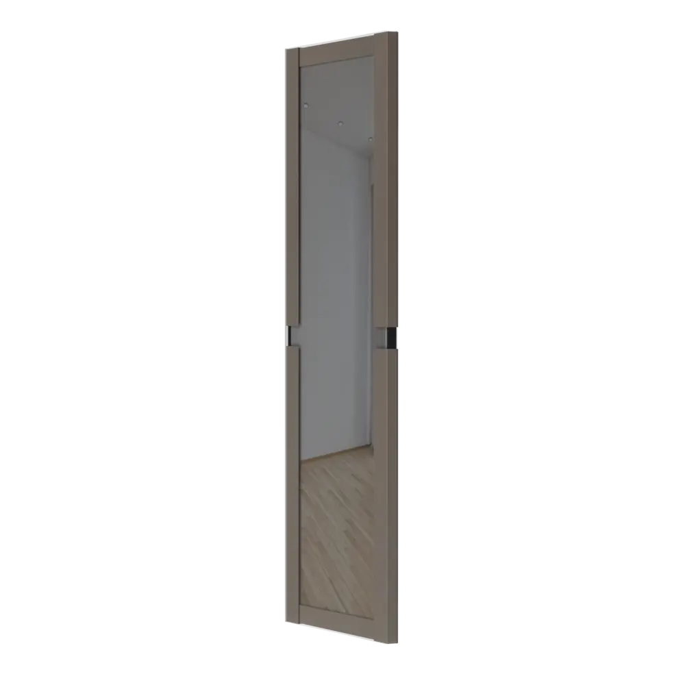 Дверь-купе KONSENSA 244.5x70.4 см с зеркалом профиль черный узкий 89444102 STLM-2189443  - Вид №12