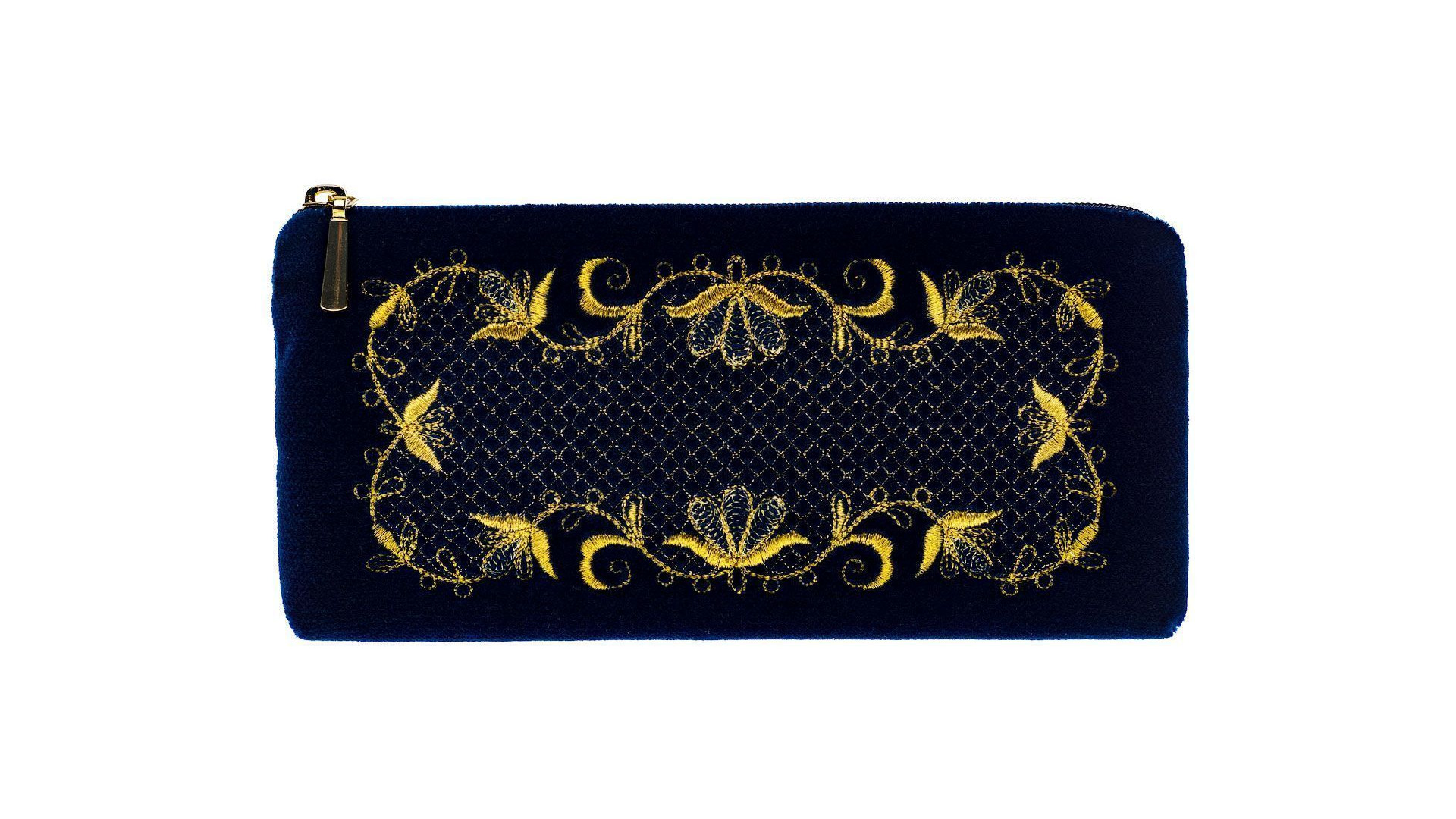 10660387 Торжокские золотошвеи Очечник "Вальс" бархатная Бархат  - Вид №1
