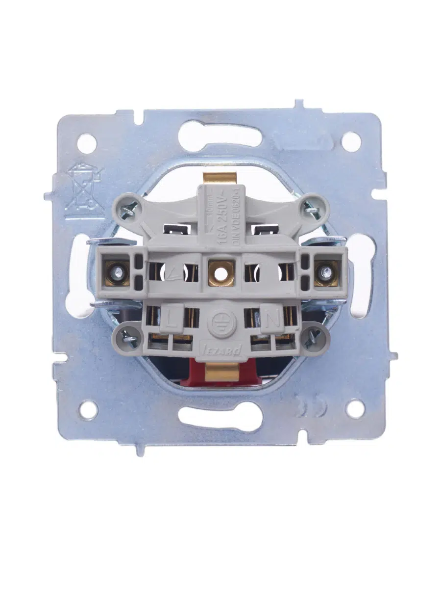 KARINA Розетка сз белый LEZARD 707-0288-122В - Вид №7