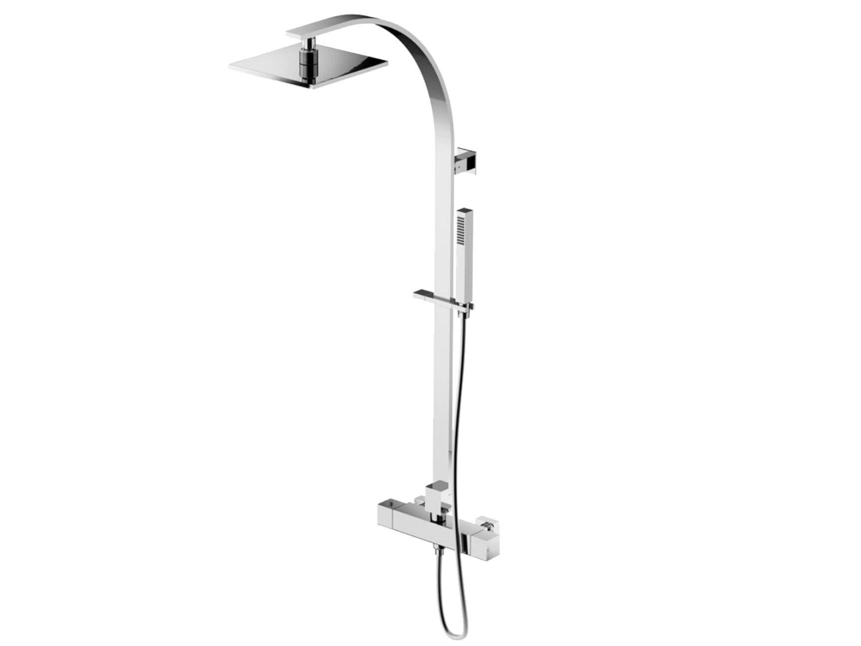 Термостатическая душевая колонка с ручным душем GATTONI Kubik ARCH-00068474 - Вид №1
