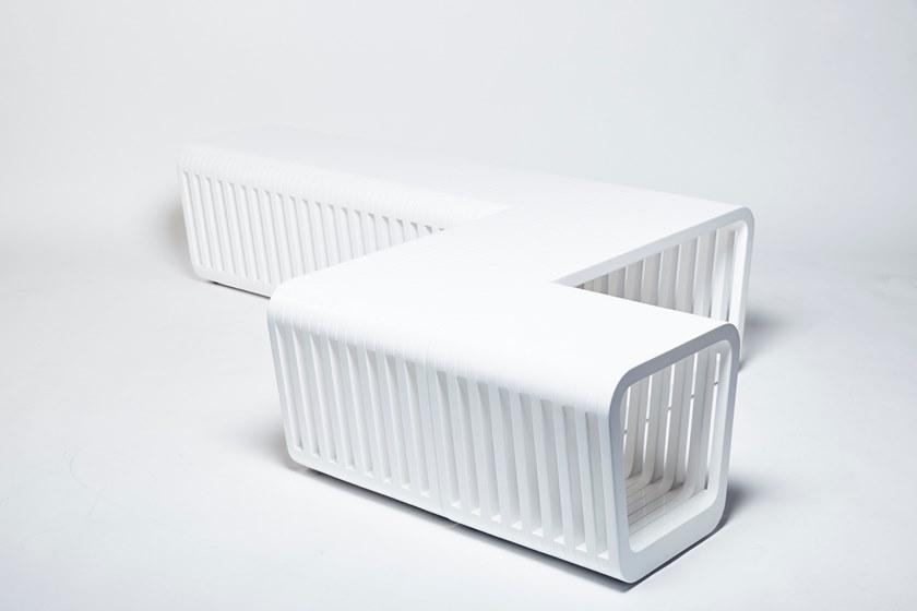 REDA AMALOU DESIGN Лакированная деревянная скамья Link sun-id-1437460 - Вид №4