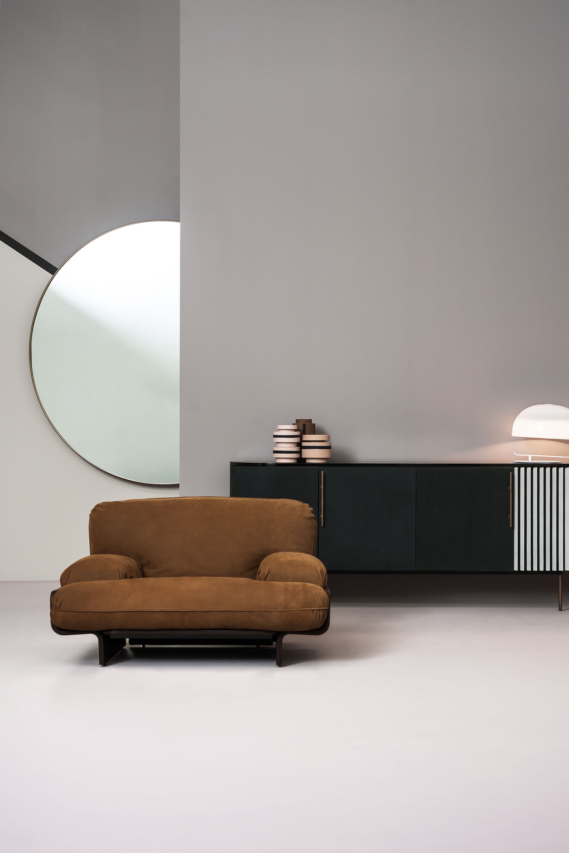 Шкаф из МДФ с распашными дверями Baxter плиссе ARCH-00029752 - Вид №6