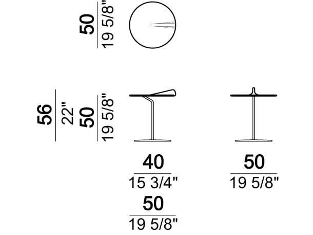 Круглый стеклянный журнальный столик Arketipo MAVERICK ARCH-00012039 - Вид №2