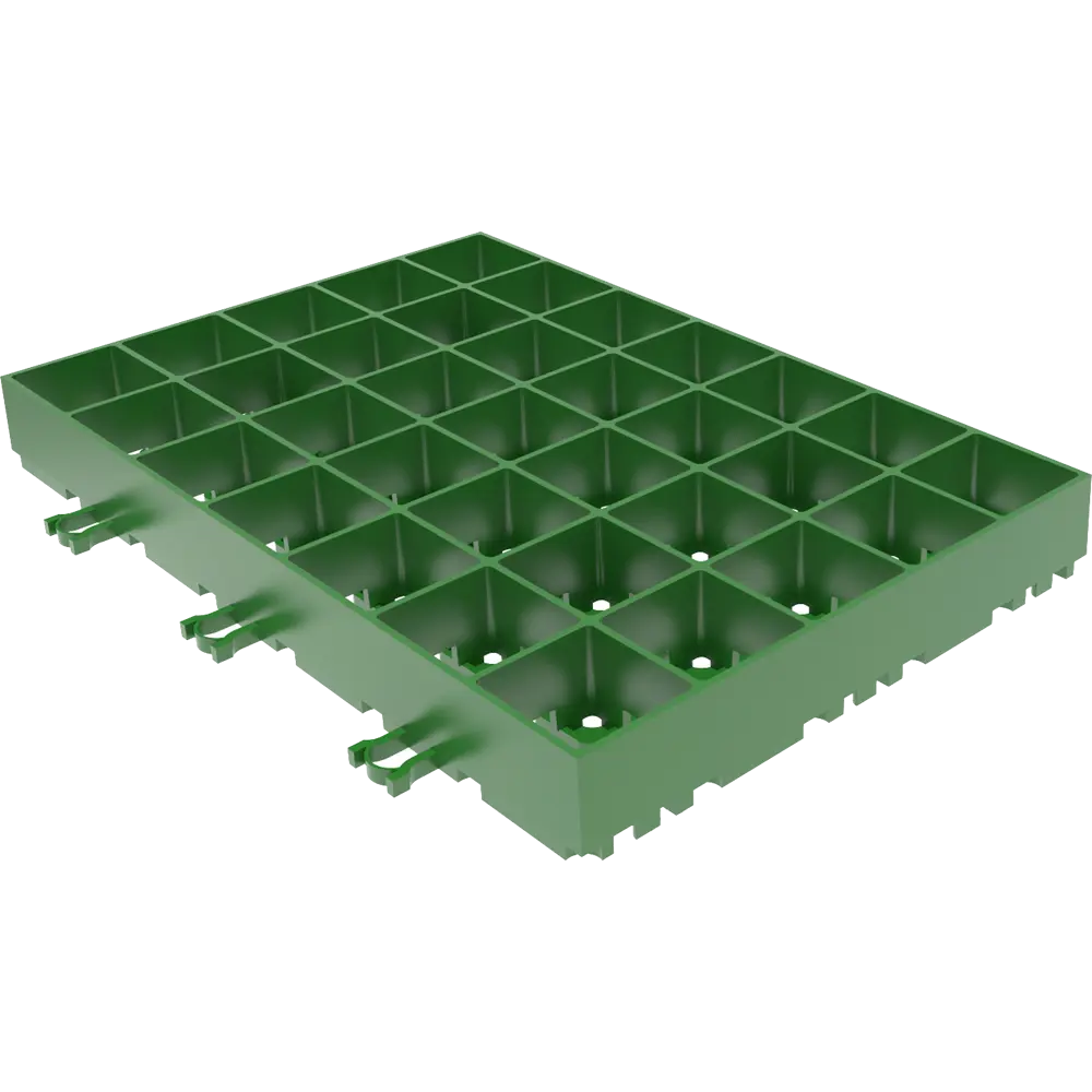 Газонная решетка GIDROLICA D400 для укрепления грунта и защиты травяного покрытия 82878093 STLM-0037389 - Вид №1