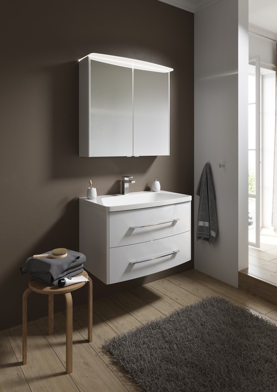 Neringa тумба под умывальник подвесная, цвет белый  NER0108 AQWELLA NER0804D - Вид №1