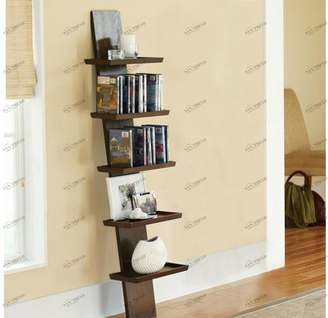 Cinius Книжный шкаф с открытой стенкой из лакированного дерева sun-id-1346155